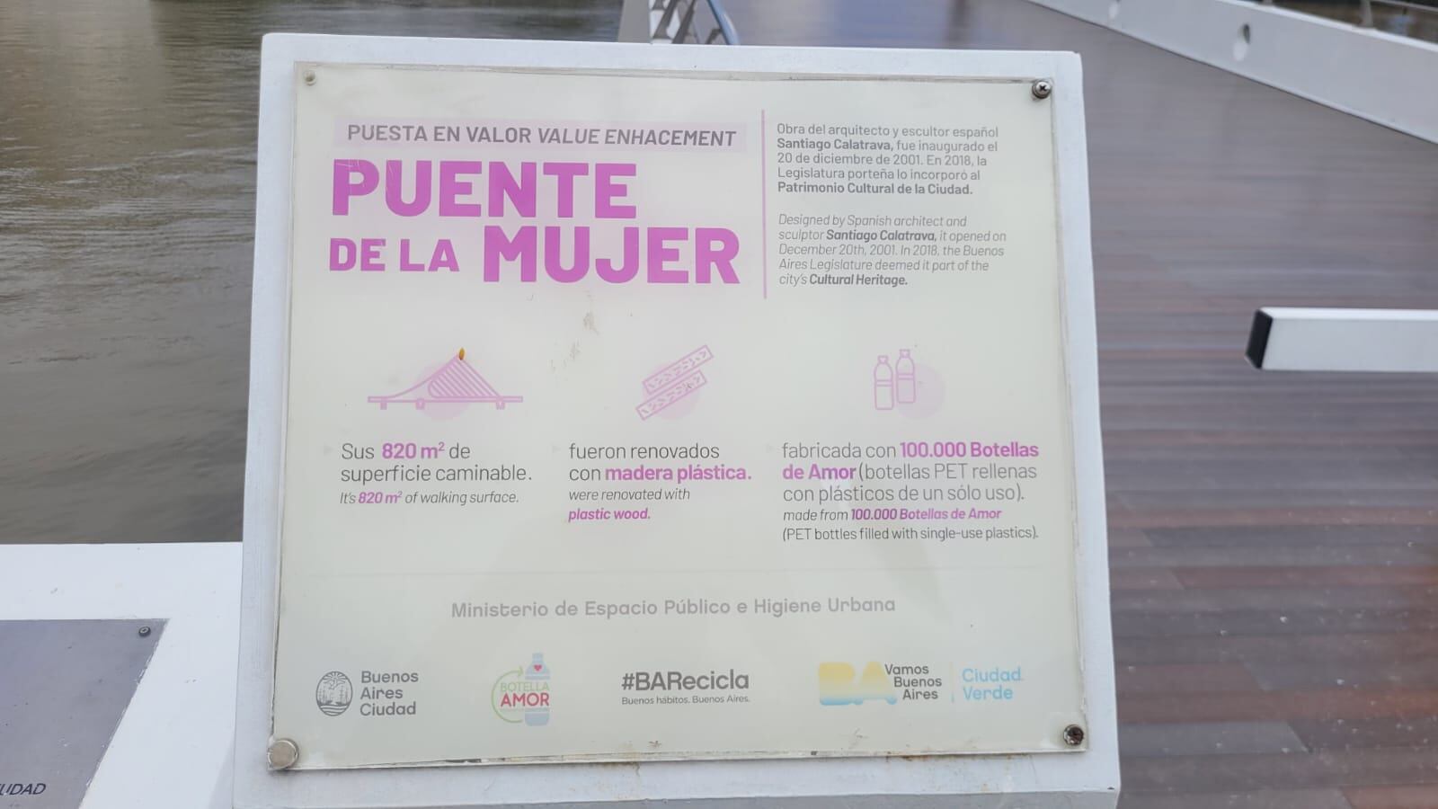 Puente de la Mujer, de Buenos Aires