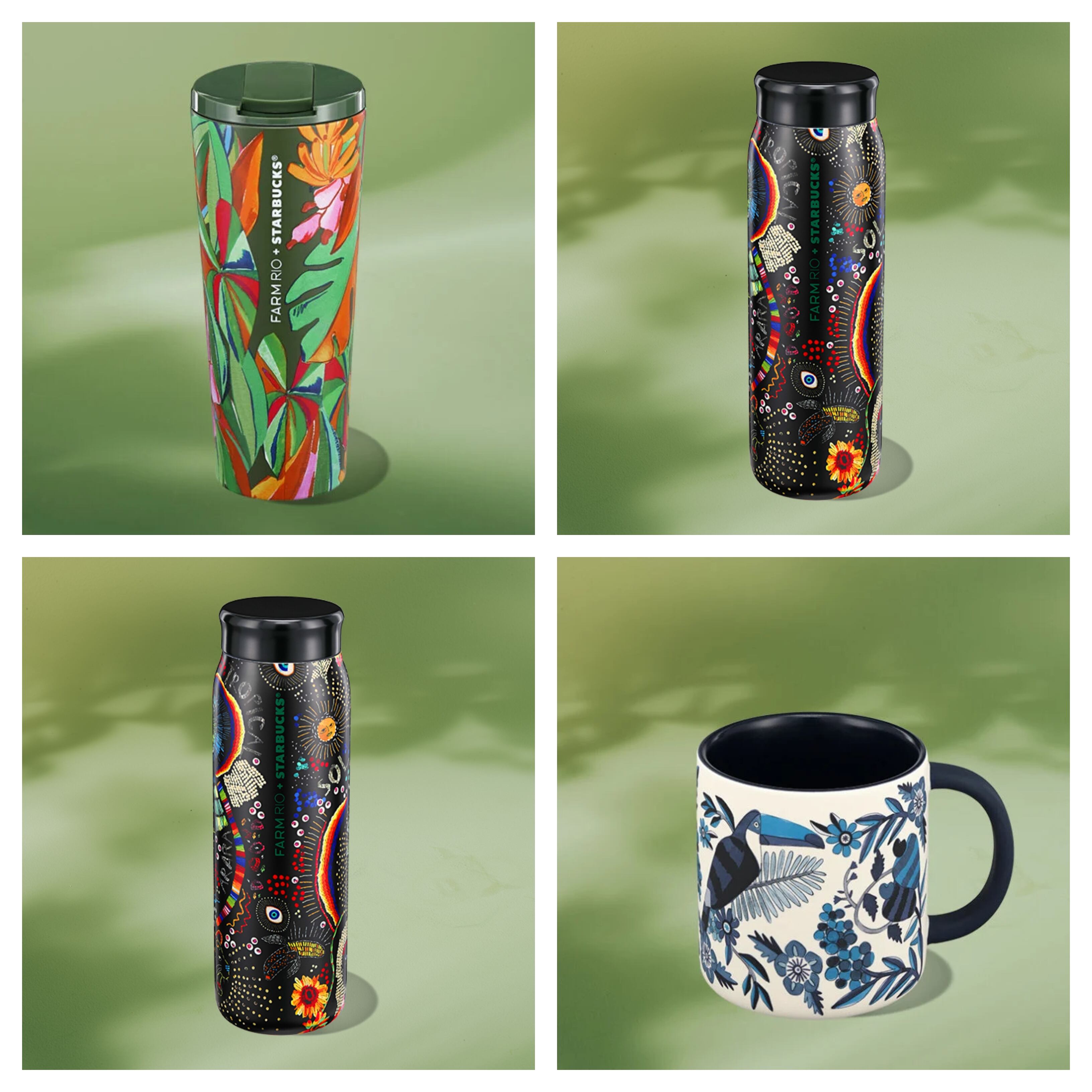 Farm Rio, fundada en 1997, es conocida por sus diseños que incorporan elementos de la naturaleza brasileña, como hojas tropicales, aves exóticas y flores coloridas