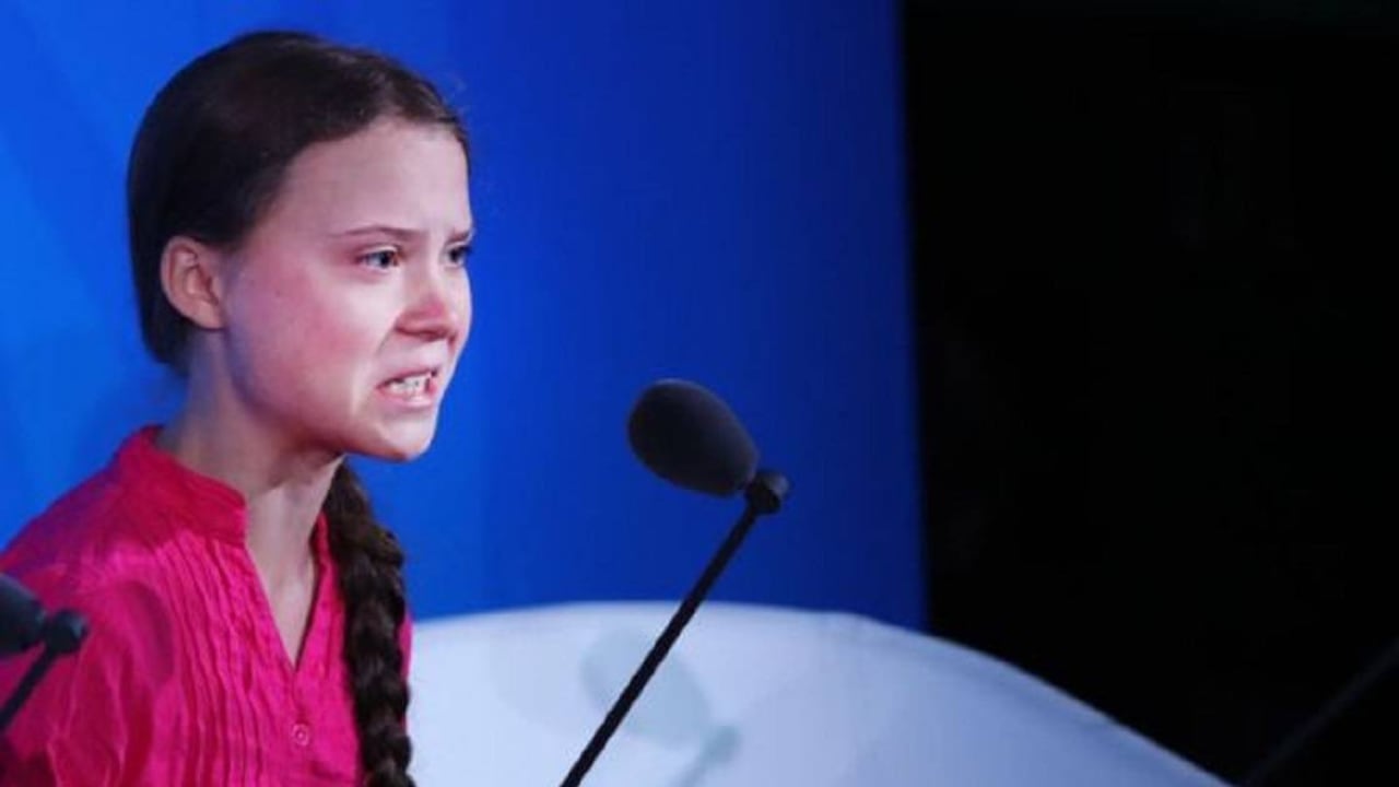 Greta Thunberg, la activista sueca, ha sido contundente en sus planteamientos sobre la responsabilidad de los gobiernos en la crisis climática. Foto: Getty Images