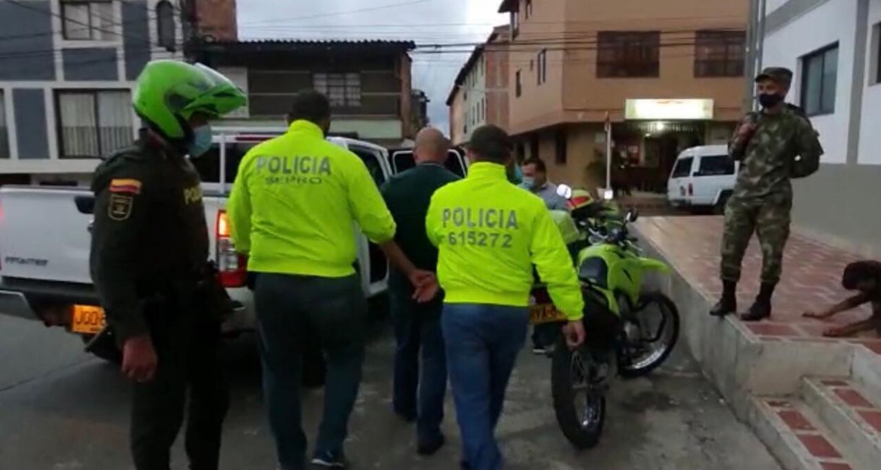 Las primeras imágenes de alias Manolo capturado