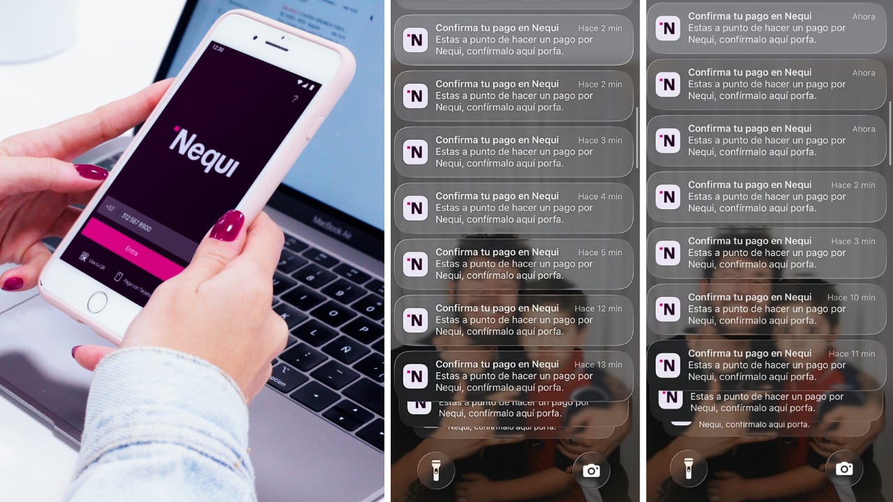 Una avalancha de notificaciones falsas busca confundir a los usuarios de Nequi