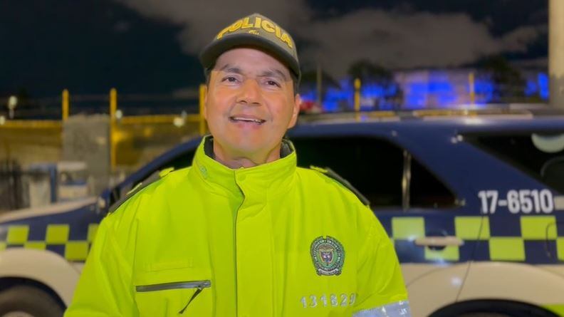 Coronel Pedro Saavedra, comandante operativo de la Policía Metropolitana de Bogotá