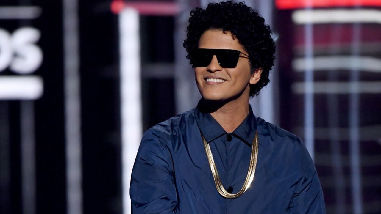 El artista Bruno Mars.