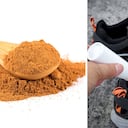 Canela en los zapatos para atraer la buena suerte.