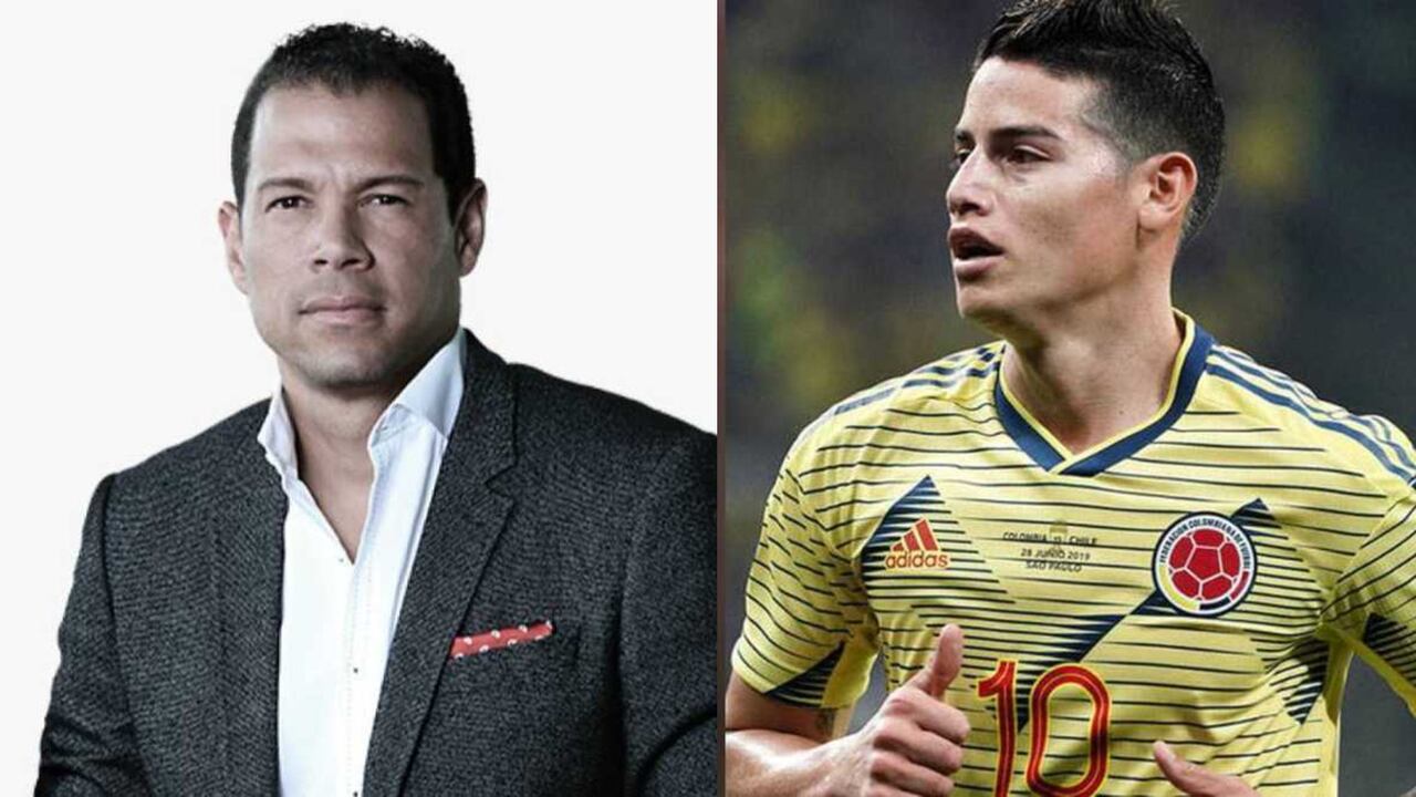 Óscar Córdoba y James Rodríguez