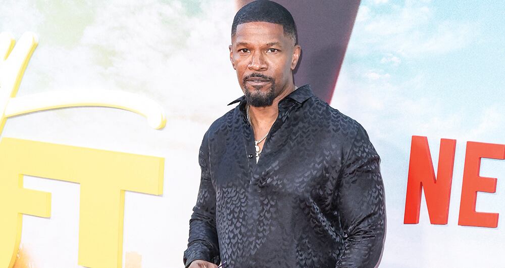 El  actor Jamie Foxx, de 55 años.