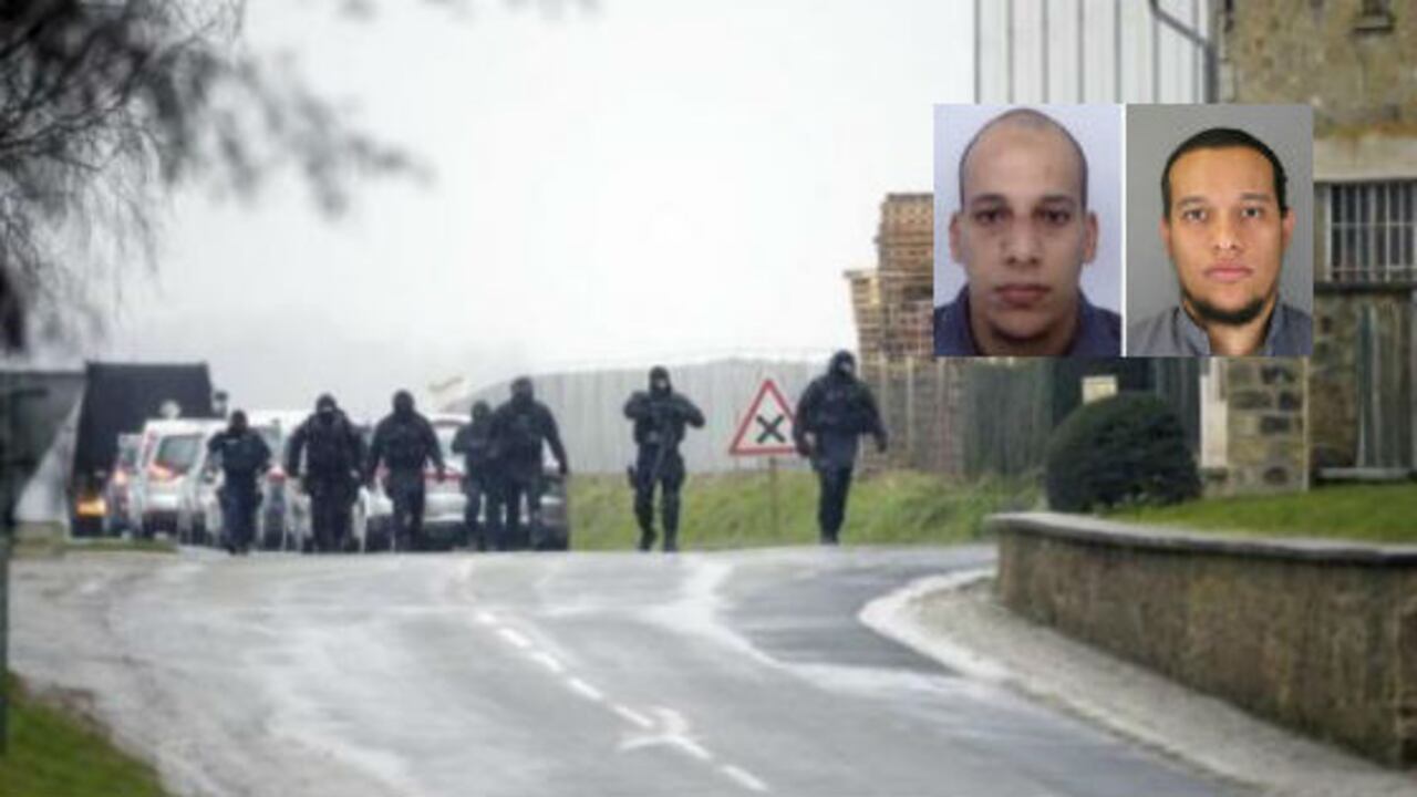 La policía busca a los dos sospechosos. Se trata de Cherif Kuachi y su hermano Said.