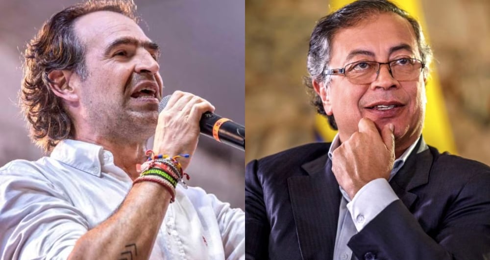 Federico Gutiérrez y el presidente Gustavo Petro.