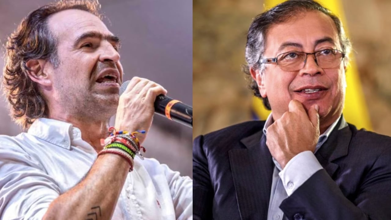 Federico Gutiérrez y el presidente Gustavo Petro.