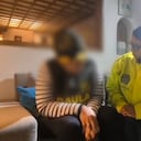 La mujer fue liberada por uniformados del Gaula de la Policía.