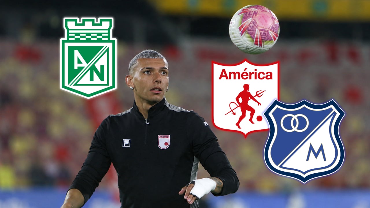 Franco Fagúndez, delantero que Santa Fe busca renovar para 2027.