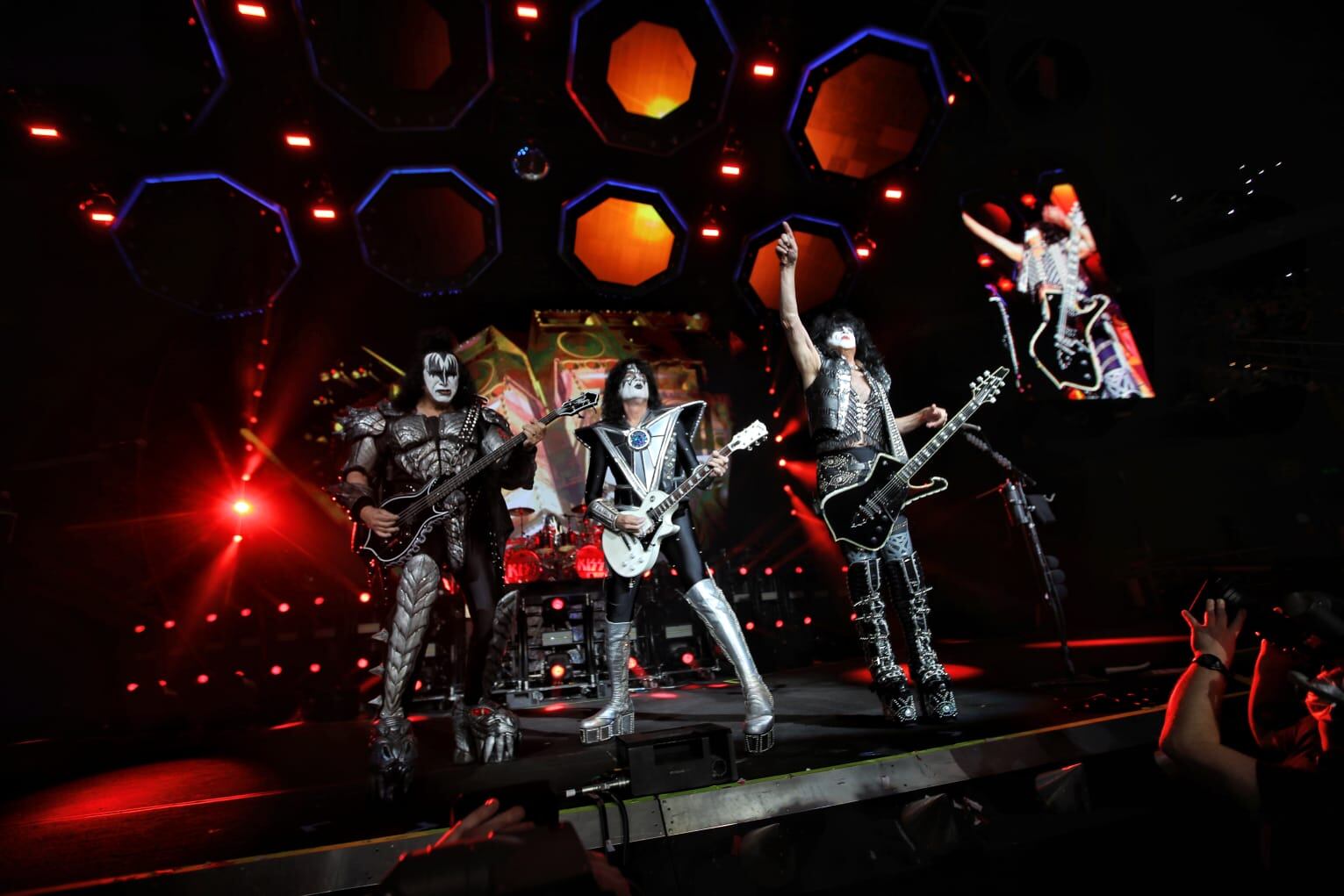 Concierto de la Banda KISS en Bogotá Movistar Arena