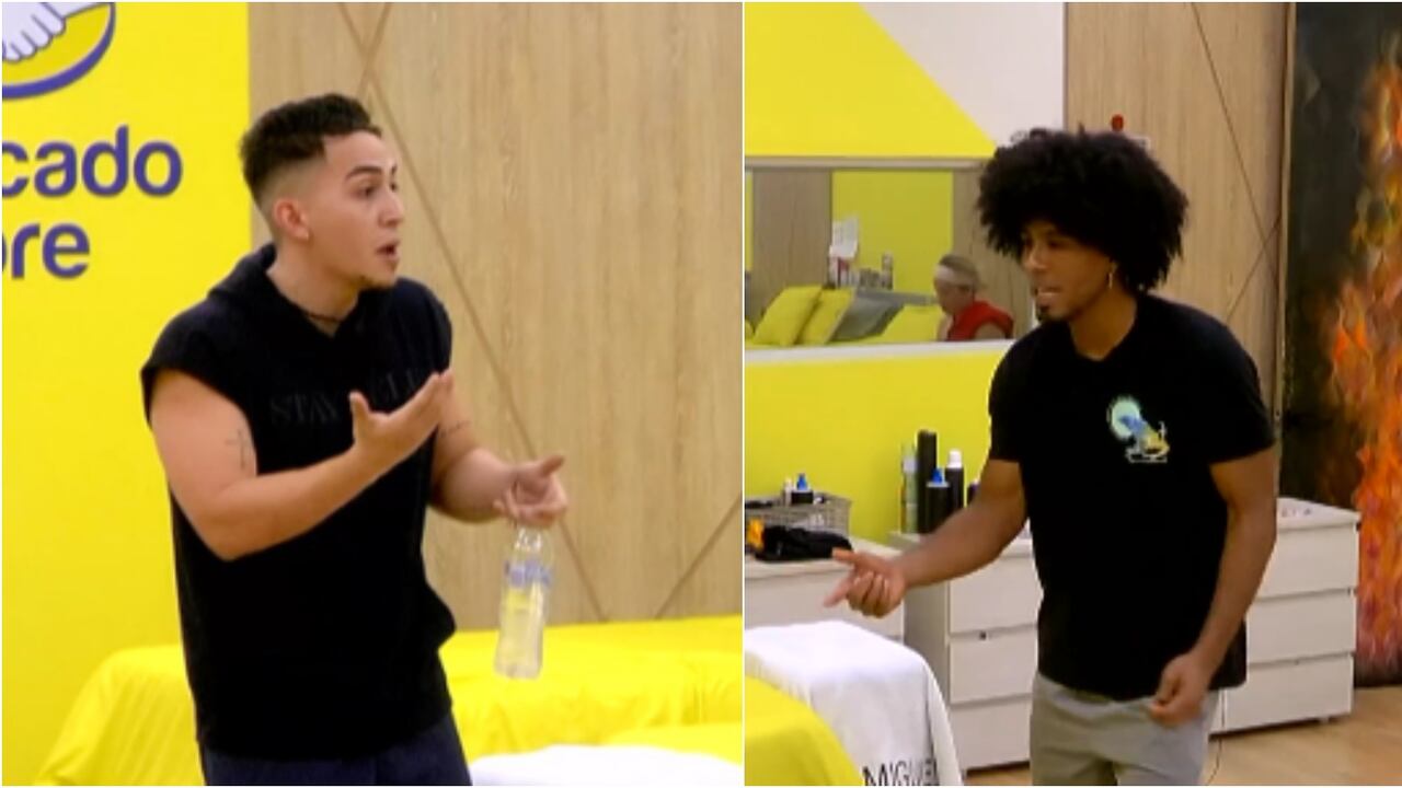 Alfredo Redes y Pantera, en La casa de los famosos Colombia