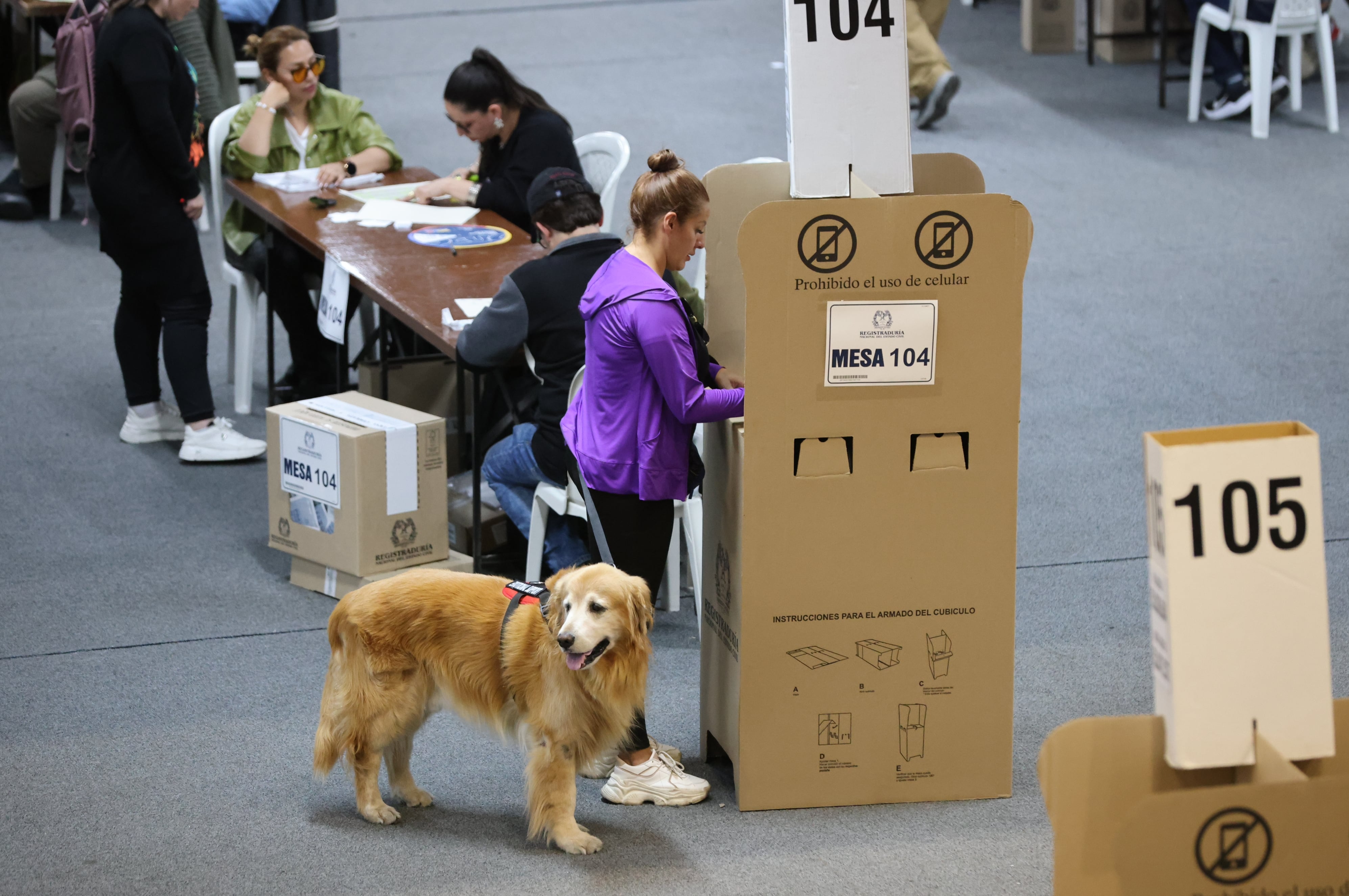 Elecciones presidenciales 2026, votaciones en Corferias.