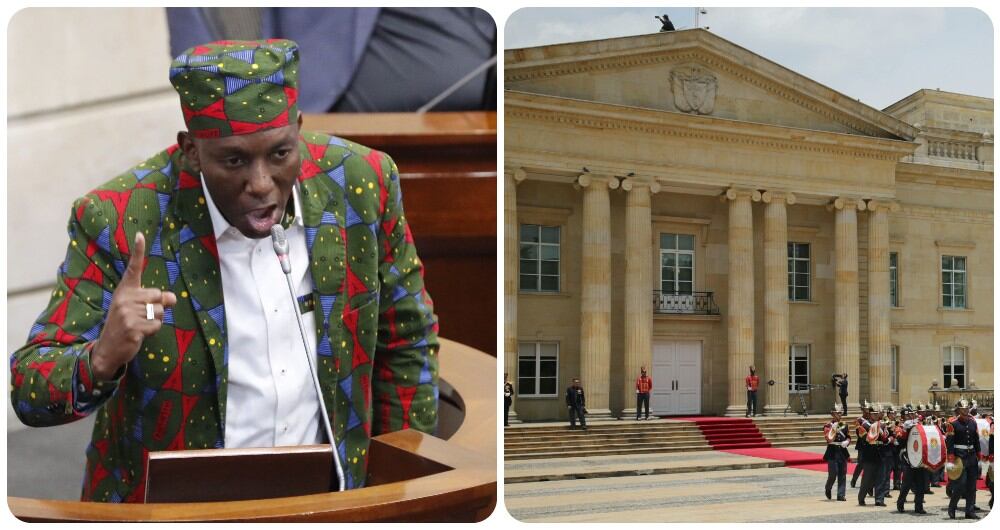 El senador Paulino Riascos y la Casa de Nariño.