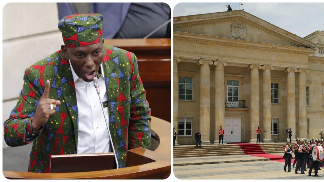 El senador Paulino Riascos y la Casa de Nariño.