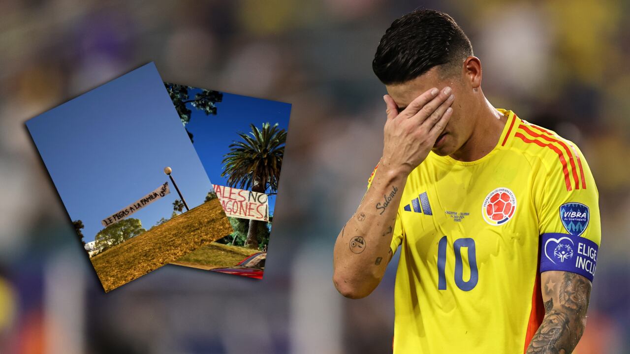 Recibimiento hostil a la Selección Colombia en Montevideo