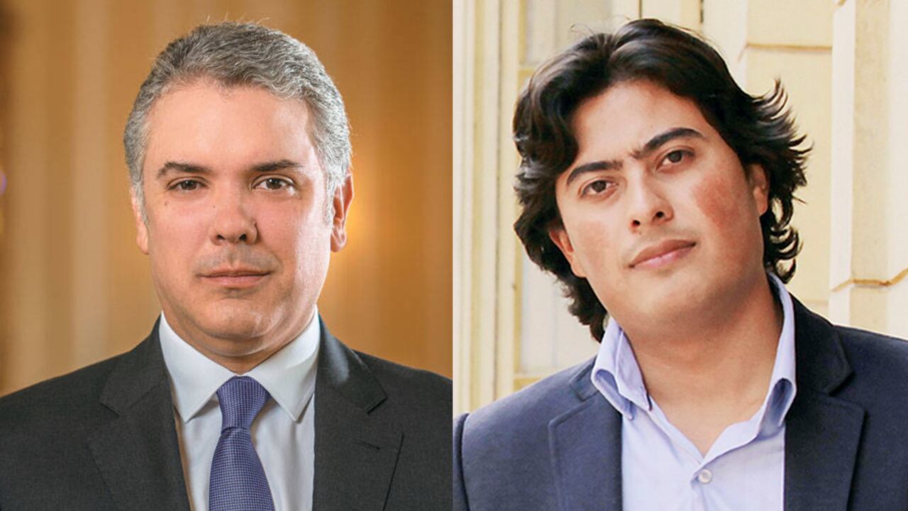 Iván Duque y Nicolás Petro