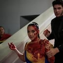 Ilona Chernobay fue quien sentó la voz de protesta en pleno festival de Cannes