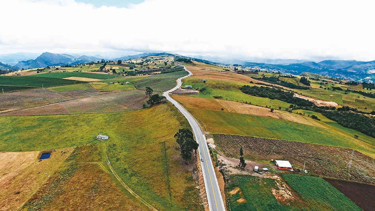 Troncal del carbón, en Tausa.