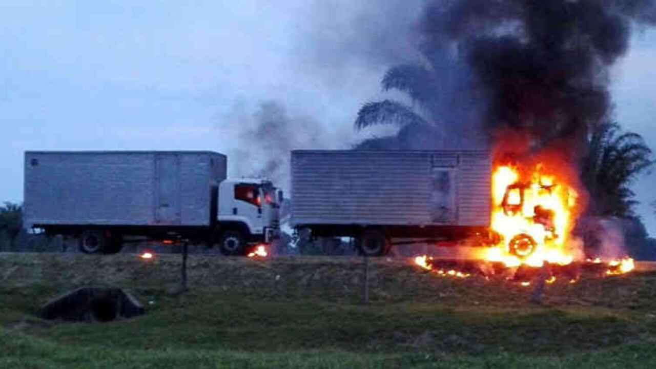Los hechos se produjeron en la vía principal que conduce de Fortul a Tame en el departamento de Arauca.