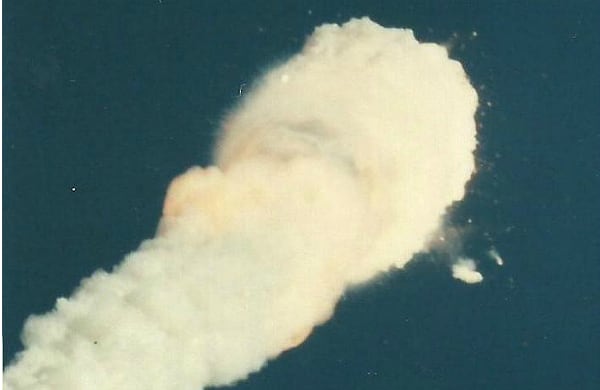 Fotografías inéditas del trasbordador Challenger 