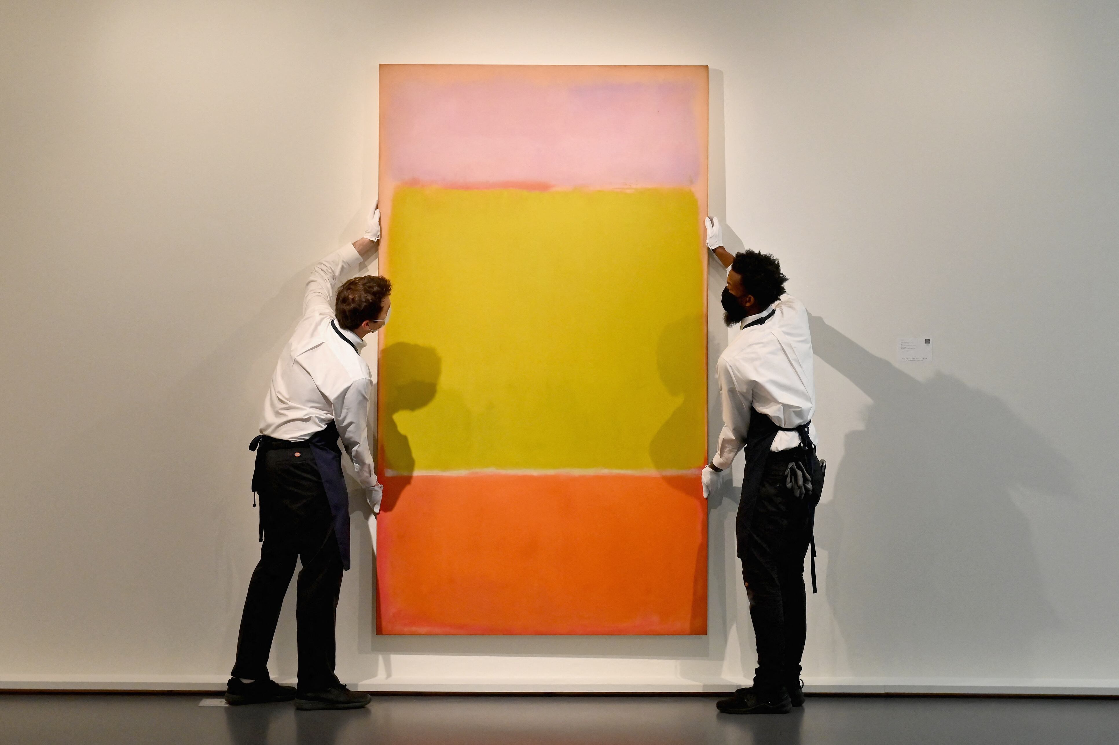 Mark Rothko's "No. 7", parte de la colección Macklowe. Foto by ANGELA WEISS / AFP.