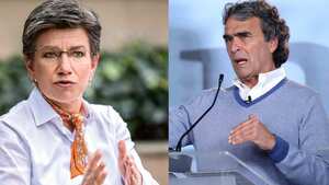 Sergio Fajardo criticó a Claudia López por la falta de seguridad en Bogotá. Fotomontaje Semana