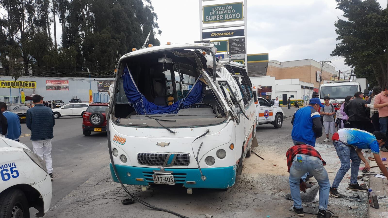 Accidente de tránsito en Zipaquirá deja 25 heridos;  bus se habría volcado tras fallas mecánicas