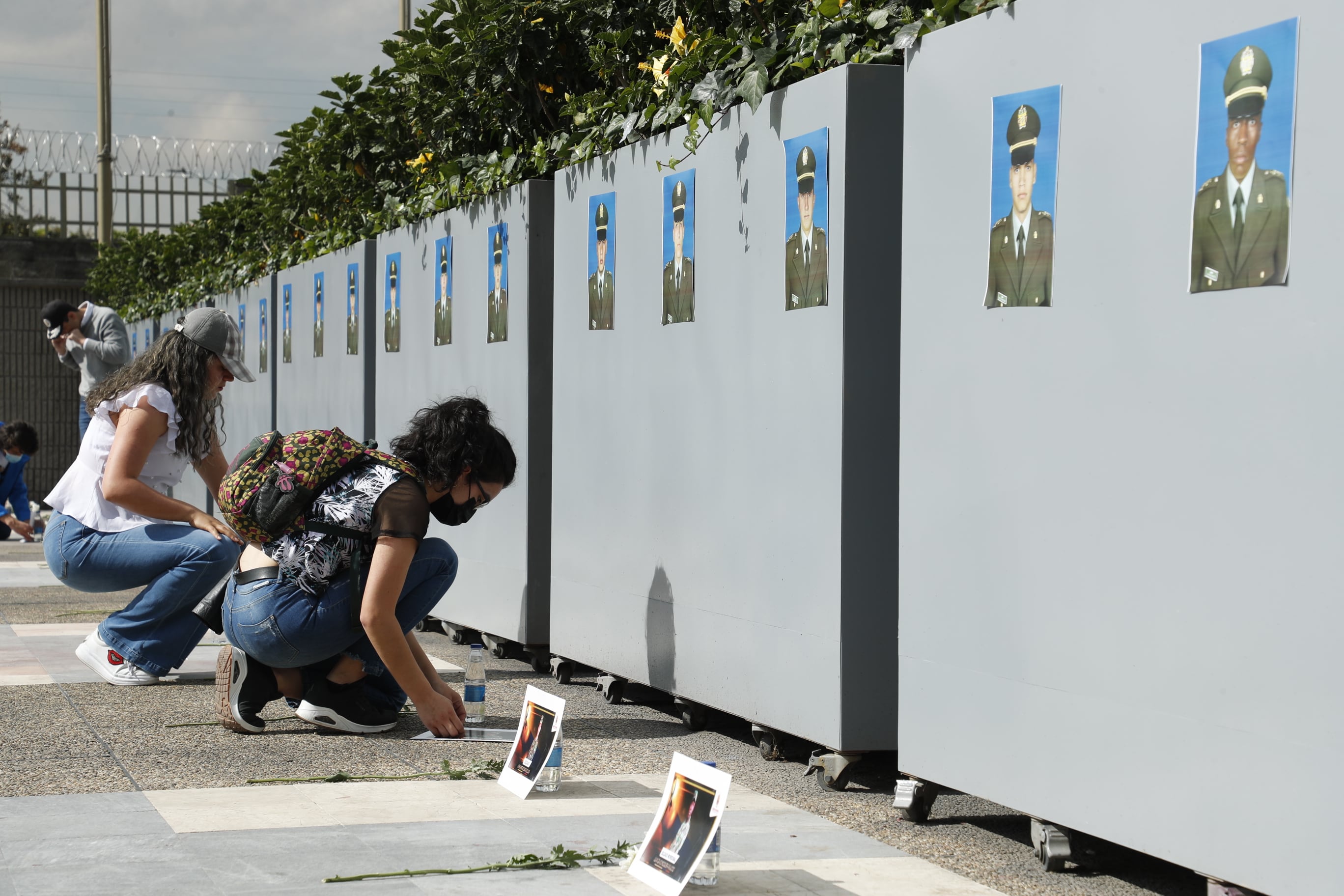 Plantón por la Fuerza Pública José Jaime Uscátegui