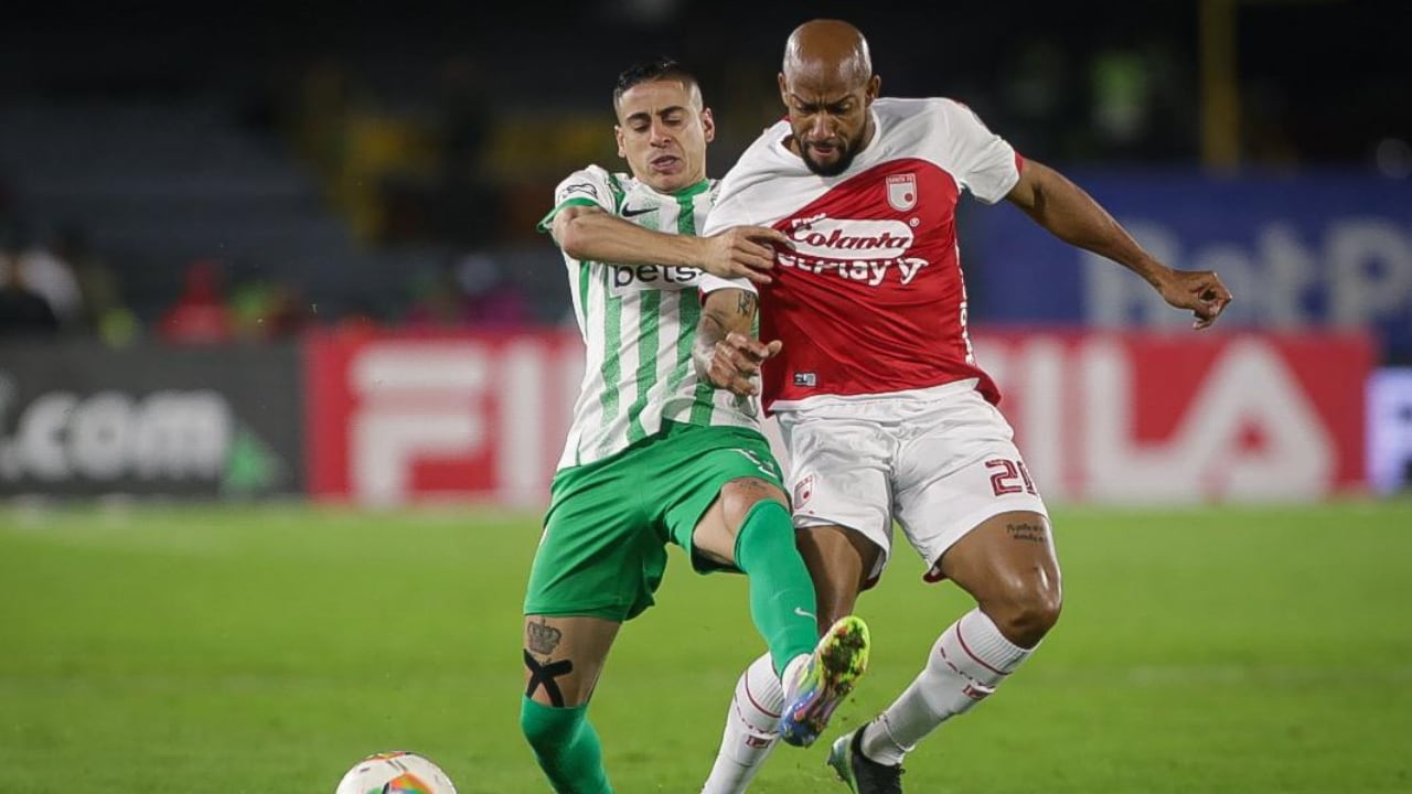 Santa Fe vs. Nacional por la fecha cuatro del cuadrangular A en la Liga BetPlay.