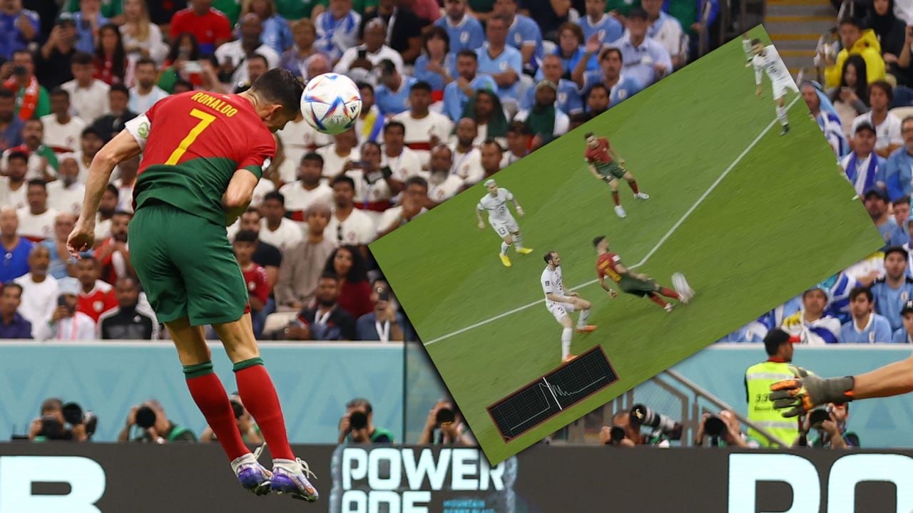 Cristiano celebró el gol y reclamó después del partido