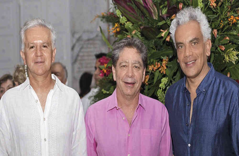  Marco Franco, Bruce Mac Master y Ricardo Lozano.