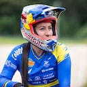 BOGOTÁ, COLOMBIA - 25 DE JUNIO: La ciclista colombiana de BMX Mariana Pajón durante una sesión de entrenamiento el 25 de junio de 2021 en Bogotá, Colombia. (Foto de Maximiliano Blanco / Getty Images)