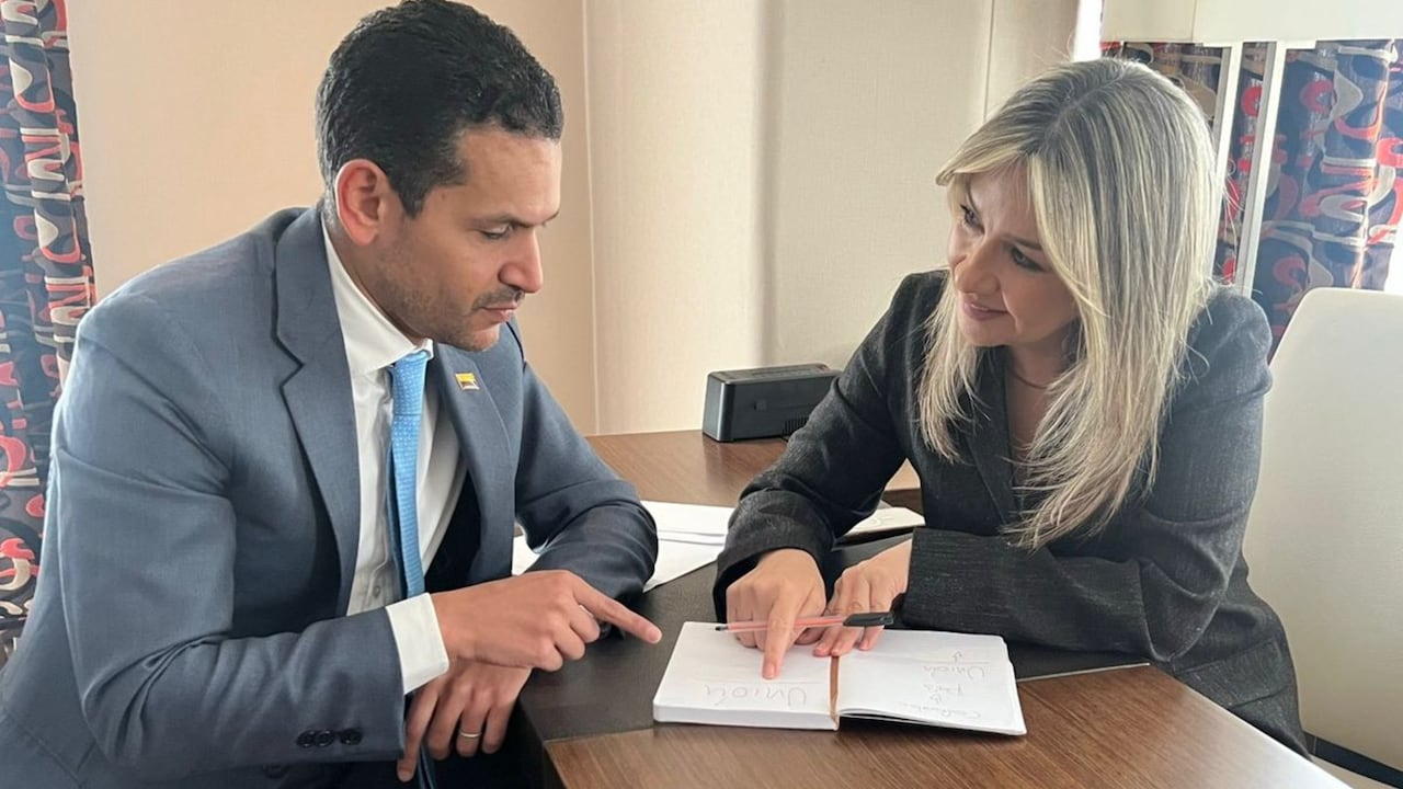 Daniel Palacios y Vicky Dávila se reunieron.