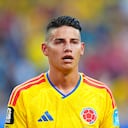 FLORIDA, USA - JUNE 27: James Rodriguez (10) of Colombia looks on during the 2026 FIFA World Cup First Stage Group K match between Colombia and Portugal at the Hard Rock Stadium (Miami Stadium) in Miami Gardens, Florida, United States on June 27, 2026. (Photo by Evrim Aydin/Anadolu via Getty Images)