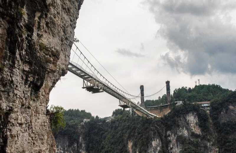 La estructura tiene un largo de 430 metros. Foto: AFP.