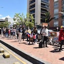 Votación en Bogotá de la consulta popular organizada por la oposición venezolana