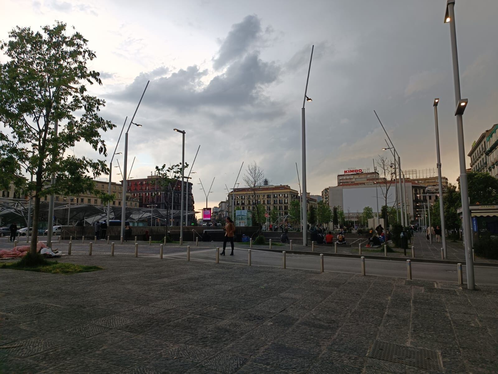 Plaza Garibaldi en Nápoles