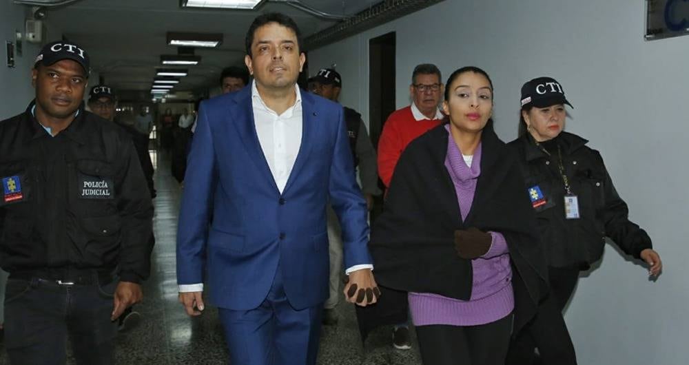 Este miércoles la audiencia fue retomada con la intervención del representante del ente acusador, el fiscal Gabriel Sandoval, quien enseñó varios videos. 