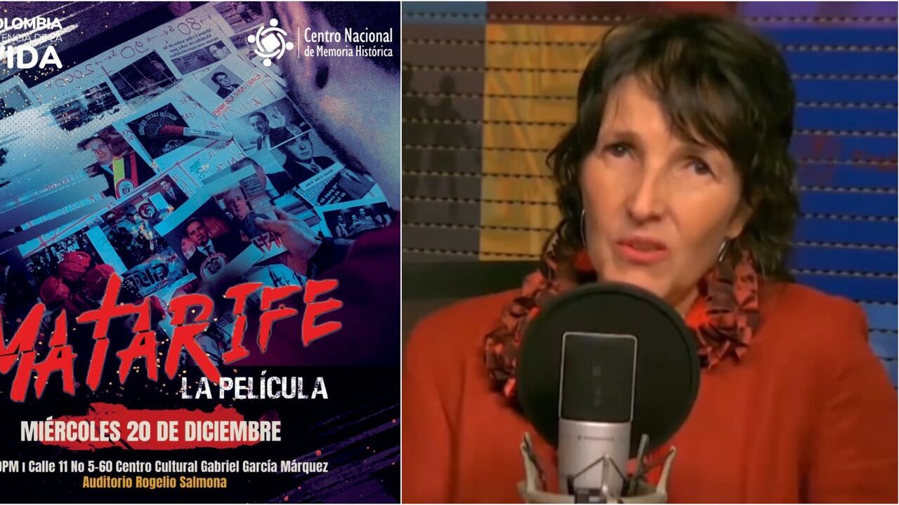 Matarife y la directora del Centro de Memoria Histórica María Valencia Gaitán