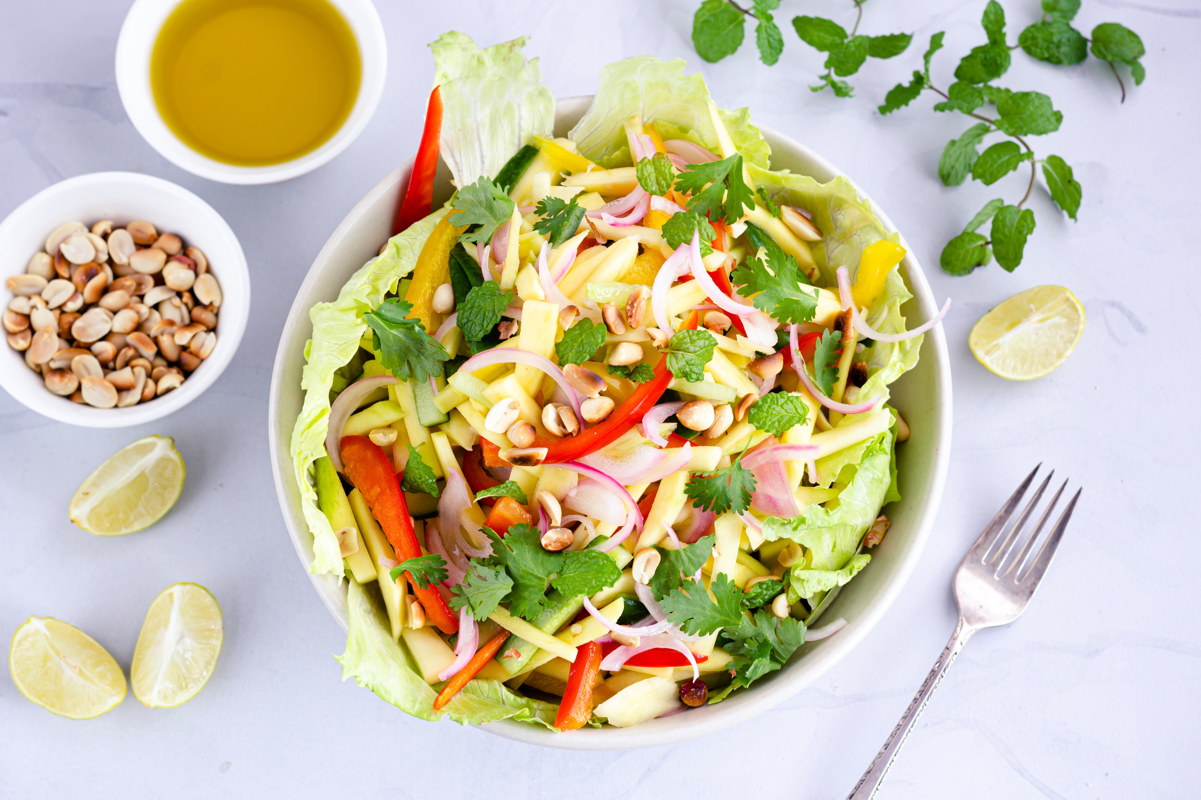 Ensalada de mango: rica, nutritiva y fácil de hacer