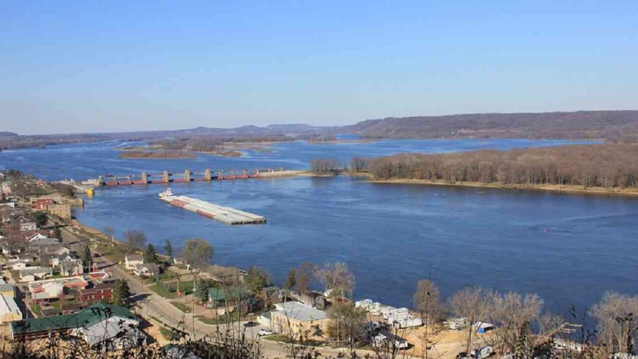 El río Mississipi es el afluente por donde se transporta buena parte del maíz que es importado por países como Colombia. Foto: Pixabay