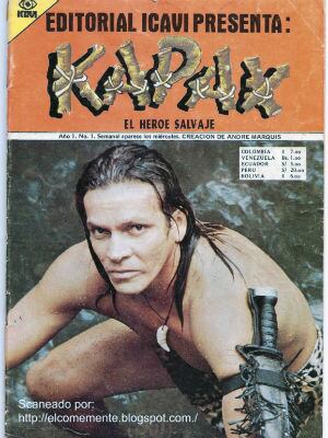 EL PROTAGONISTA. Sobre la vida de Kapax hay tres películas y una serie de cómics, realizada por André Marquis. Se calcula que alcanzaron a salir casi 50 historietas diferentes de su vida. 