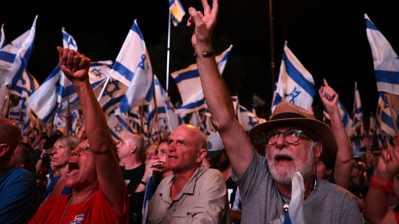 Protestas en Israel.