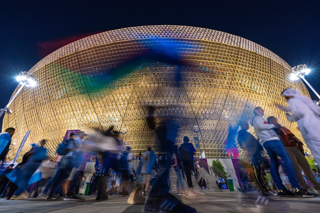 Al menos 6.000 aficionados franceses son esperados en el estadio de Lusail para la final del Mundial, según se informó este viernes desde la Federación Francesa de Fútbol. (Photo by Simon Bruty/Anychance/Getty Images)