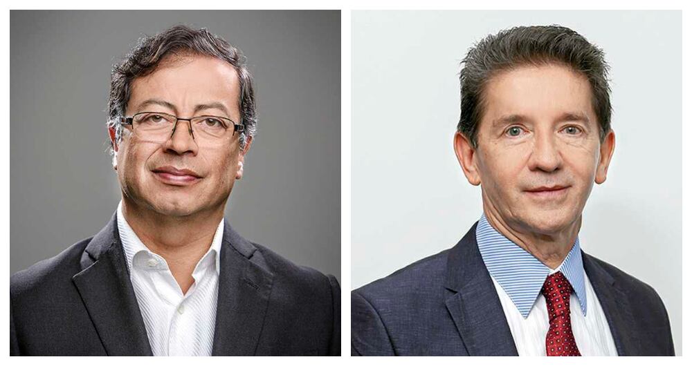 Gustavo Petro y Luis Pérez.