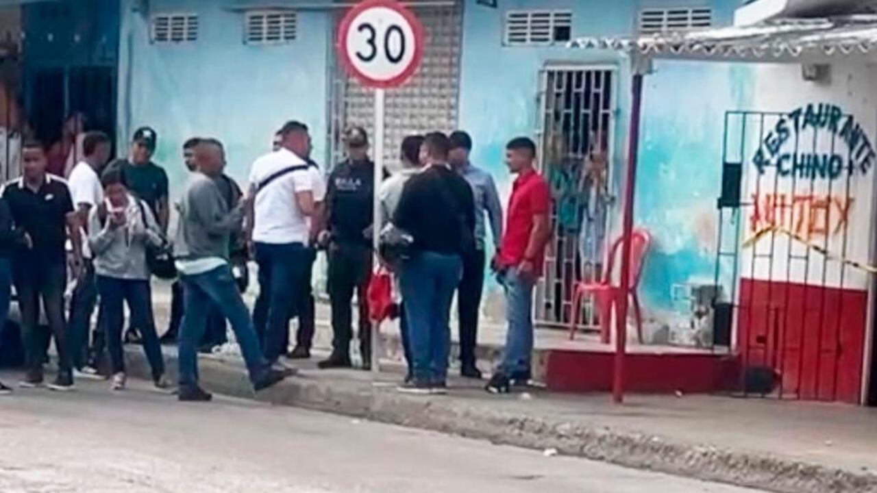 Sitio de los hechos en Carrizal.