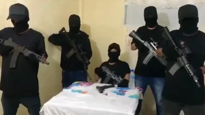 Video grabado y publicado en el año 2021 por la presunta organización, en donde declaraban guerra a otros grupos criminales.