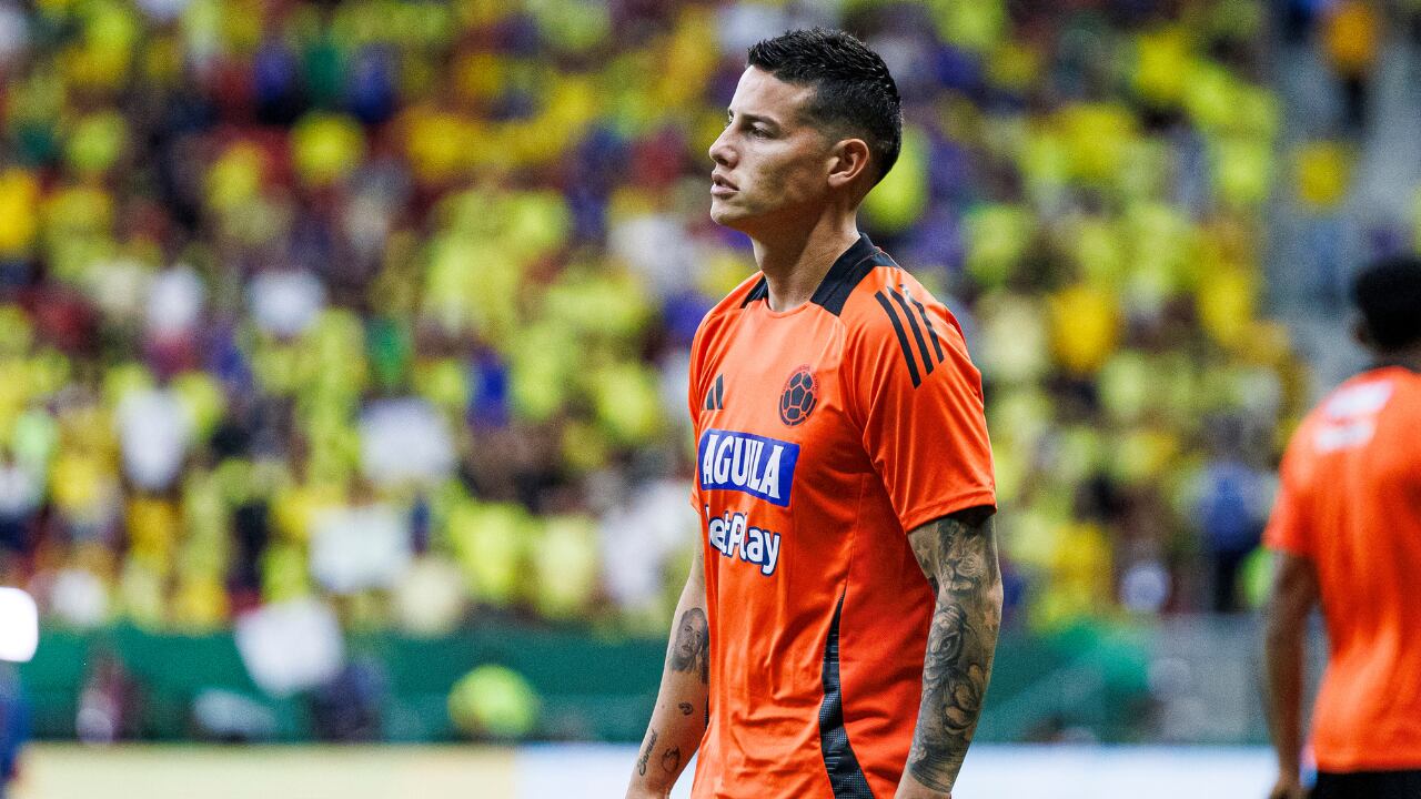 James Rodríguez, capitán de la Selección Colombia, equipo nacional que no marcha del todo bien en las Eliminatorias.